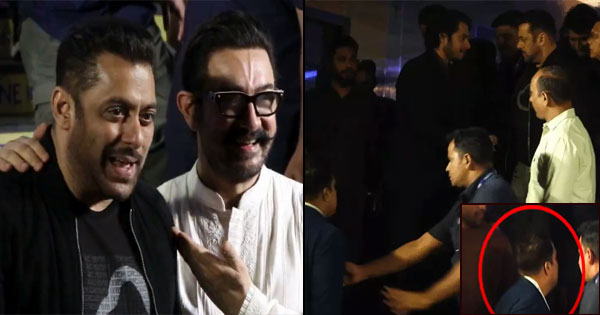‘सितारे ज़मीन पर’ की स्क्रीनिंग में सलमान खान के पास पहुंचा अंजान शख्स, सिक्योरिटी टीम ने तुरंत हटाया