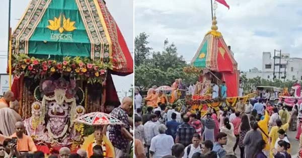 Jagannath Rath Yatra : उज्जैन-इंदौर और ग्वालियर में निकली भगवान जगन्नाथ की भव्य रथयात्रा, महाकाल का जगन्नाथ स्वरूप श्रृंगार
