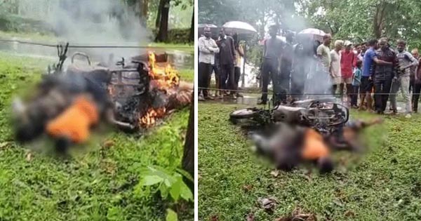 बालाघाट में दर्दनाक हादसा : हाईटेंशन लाइन की चपेट में आने से बाइक सवार 3 लोग जिंदा जले, मृतकों में महिला भी शामिल