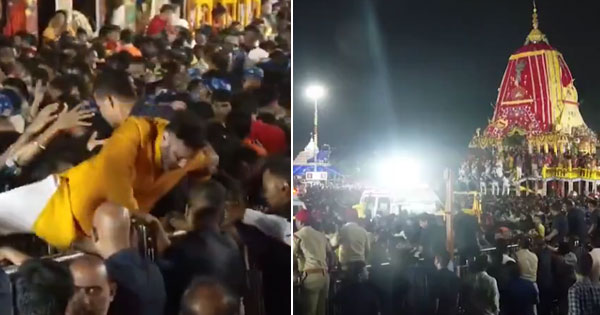 पुरी में जगन्नाथ रथयात्रा के दौरान भगदड़ : 3 श्रद्धालुओं की मौत, गुंडिचा मंदिर के सामने हुआ हादसा