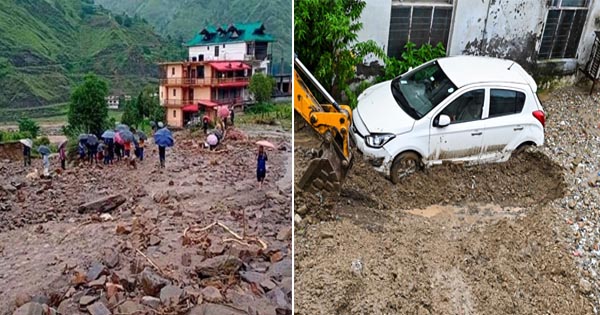 हिमाचल प्रदेश : मंडी में कुदरत का कहर, बादल फटने और भूस्खलन से चार की मौत, 16 लापता