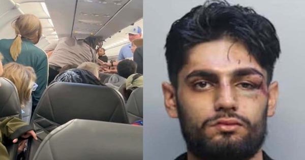 अमेरिका की फ्लाइट में भारतीय युवक ने सहयात्री का दबाया गला, मारपीट के आरोप में मियामी एयरपोर्ट पर हुई गिरफ्तारी
