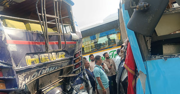 अमरनाथ यात्रा : चंदरकोट में टकराईं काफिले की बसें, 36 श्रद्धालु घायल; बस के ब्रेक फेल होने से हुआ हादसा