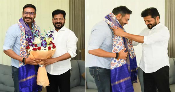 तेलंगाना में वर्ल्ड क्लास फिल्म स्टूडियो खोलना चाहते हैं अजय देवगन, मुख्यमंत्री रेवंत रेड्डी को दिया प्रस्ताव