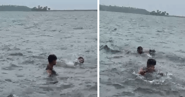भोपाल के कलियासोत डैम में डूबा युवक, मौत का दिल दहला देने वाला वीडियो आया सामने
