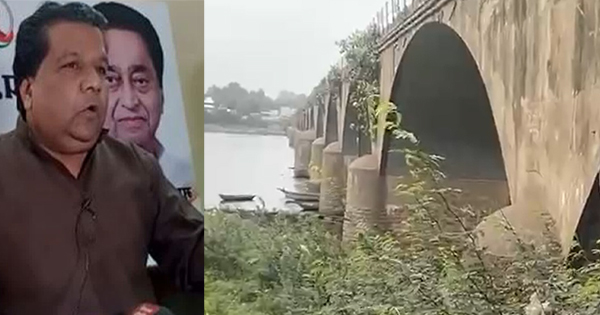 गुजरात जैसा हादसा होने आशंका- नर्मदा नदी का मोरटक्का ब्रिज भी हुआ जर्जर,कांग्रेस ने वीडियो किया जारी
