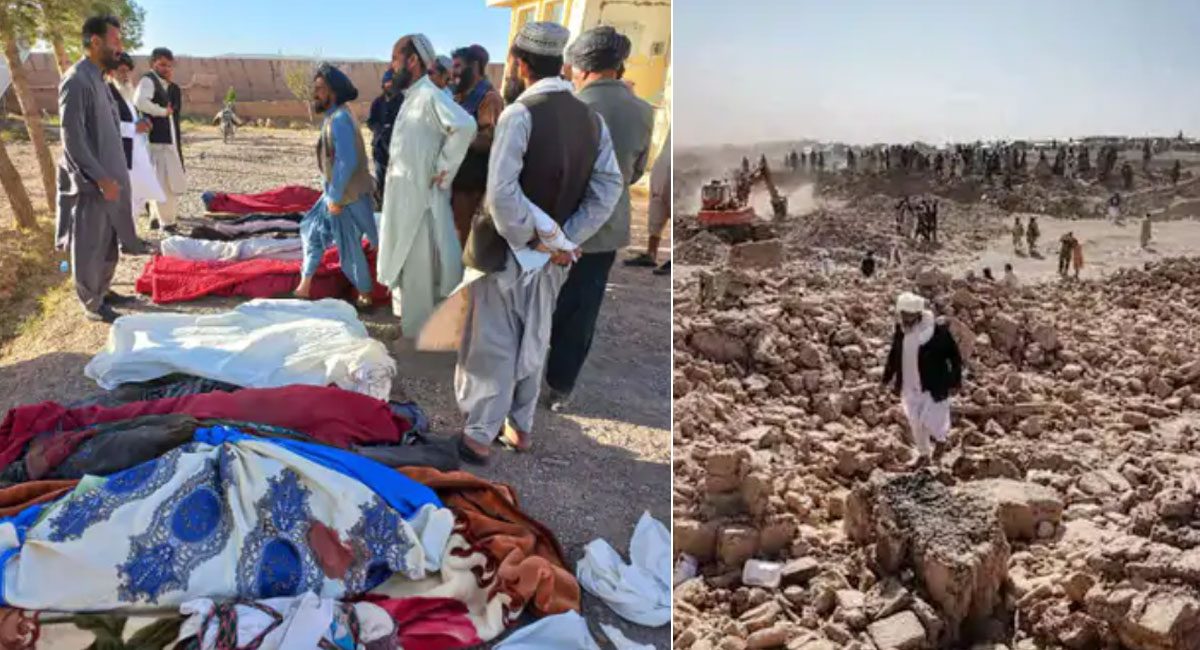 अफगानिस्तान में 6.0 तीव्रता के भूकंप से तबाही : 800 लोगों की मौत, 2500 से ज्यादा घायल