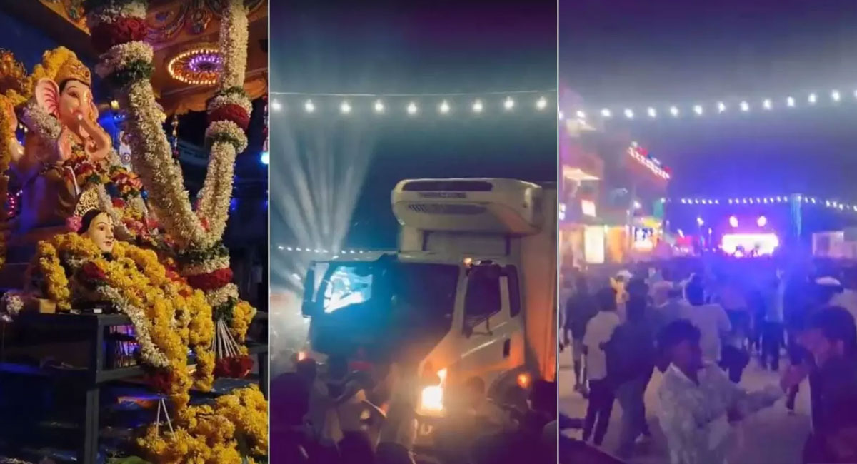 कर्नाटक : हासन में गणेश विसर्जन जुलूस में घुसा बेकाबू ट्रक, 8 की मौत; 20 से ज्यादा घायल