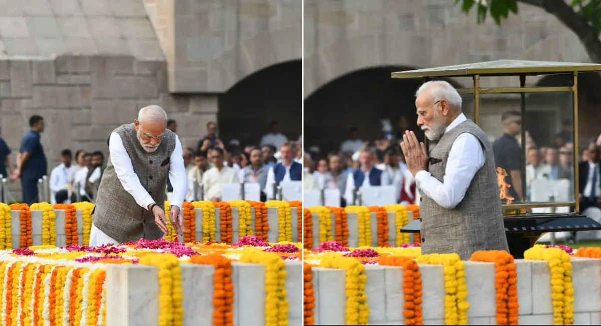 महात्मा गांधी की 156वीं और पूर्व PM लाल बहादुर शास्त्री की 121वीं जयंती, PM मोदी समेत कई नेतओं ने दी श्रद्धांजलि