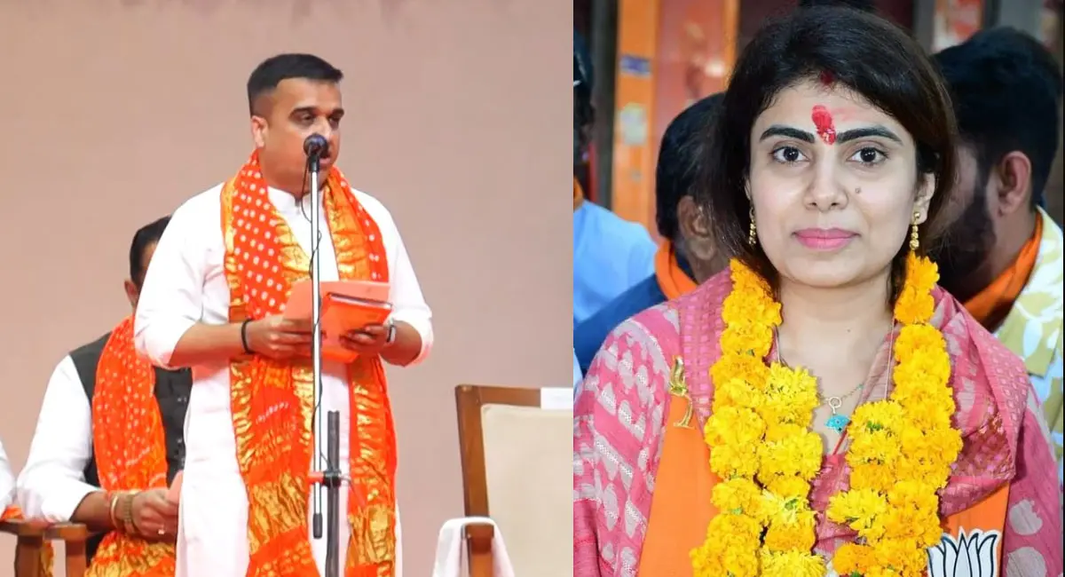 गुजरात में कैबिनेट विस्तार :  हर्ष संघवी बने डिप्टी CM, रिवाबा जडेजा सहित सभी नए मंत्रियों ने ली शपथ