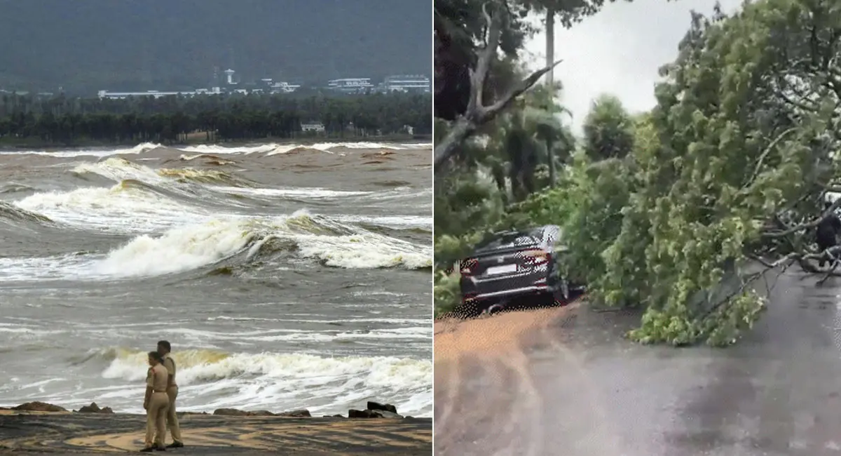 चक्रवात ‘मोन्था’ से आंध्र प्रदेश और ओडिशा में तबाही, 4 राज्यों में रेड अलर्ट जारी
