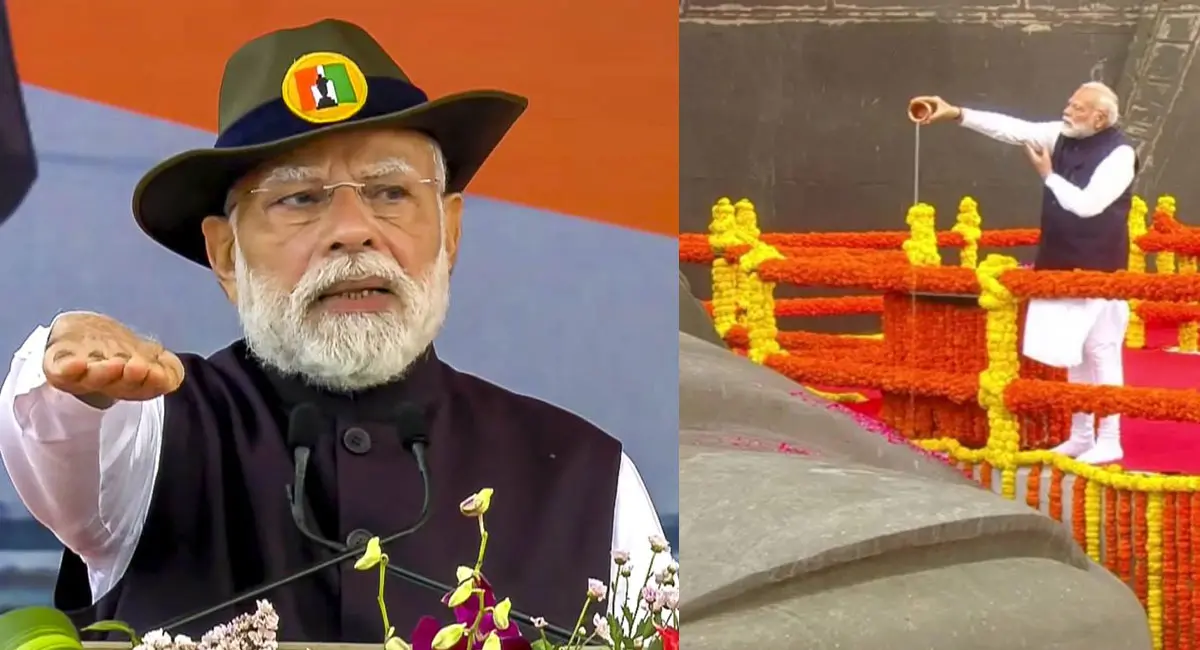 PM मोदी का विपक्ष पर तीखा वार, बोले- जो अंग्रेज न कर पाए, वो कांग्रेस ने किया