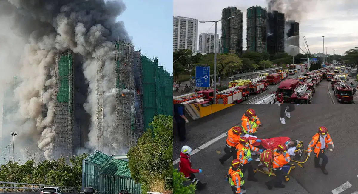 अपार्टमेंट ब्लॉक्स में लगी भीषण आग, अब तक 44 लोगों की मौत; सैकड़ों लापता