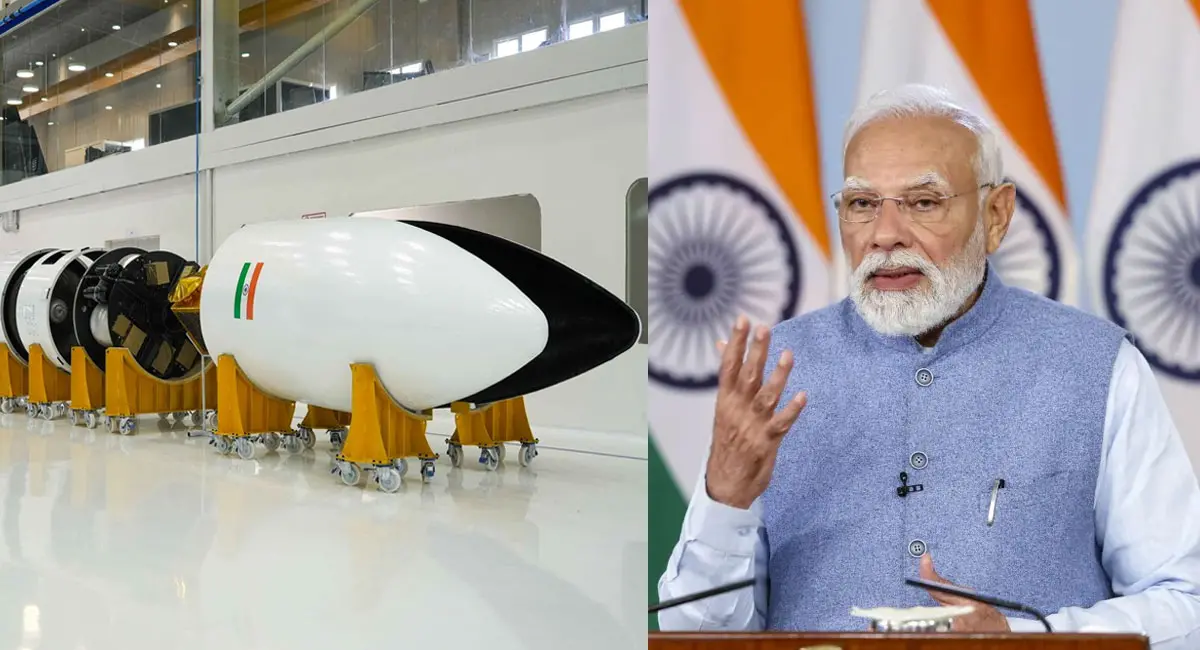 PM मोदी ने किया अनावरण, स्काईरूट के 'इनफिनिटी कैंपस' का किया उद्घाटन