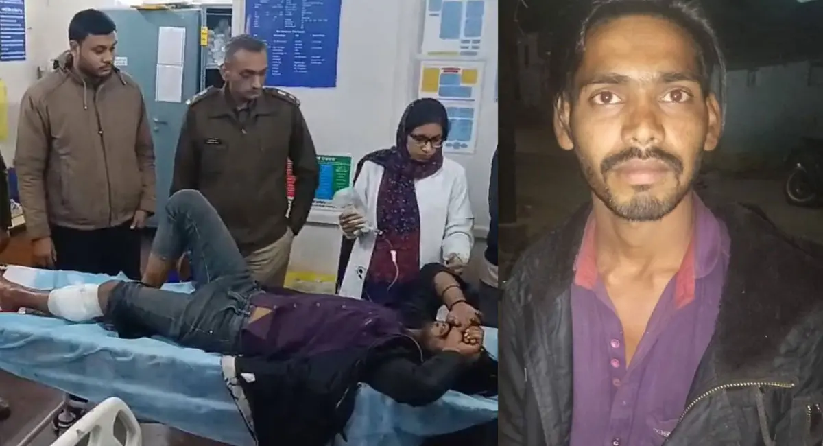 रायसेन रेप केस के आरोपी सलमान का शॉर्ट एनकाउंटर, पैर में गोली लगने से घायल; अस्पताल में भर्ती