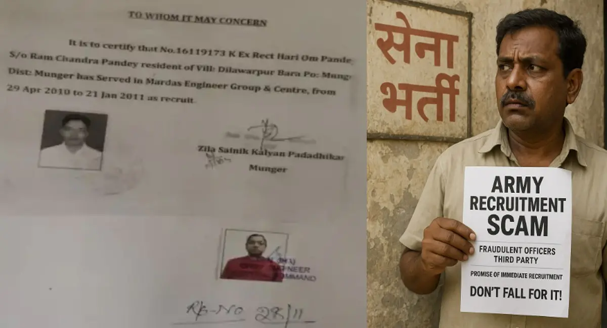 फर्जी कर्नल ने रिटायर्ड फौजी से ठगे 15 लाख रुपए, बेटे को दिया नकली ज्वाइनिंग लेटर
