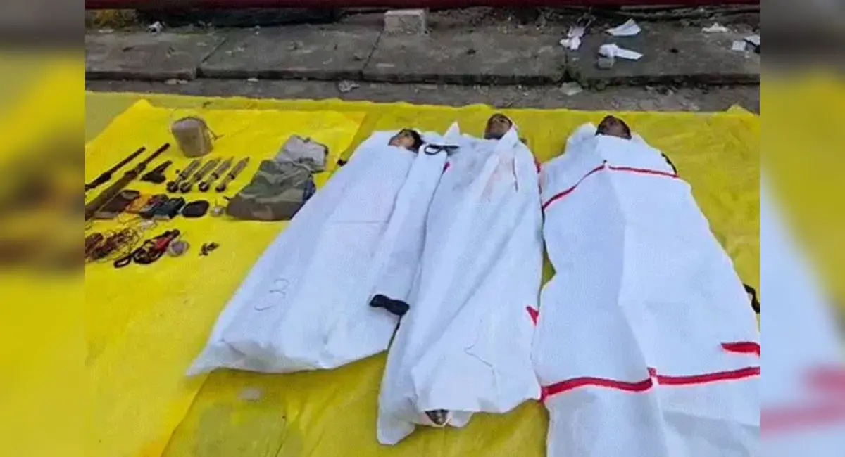 सुकमा में मारे गए 3 नक्सली।