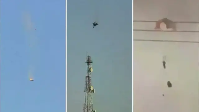 कुवैत में अमेरिकी F-15 फाइटर जेट क्रैश, हवा में लगी आग; देखें VIDEO
