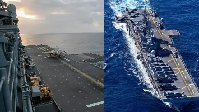 जंग के बीच अमेरिका ने भेजे 2500 मरीन और USS Tripoli, होर्मुज स्ट्रेट पर बढ़ा खतरा