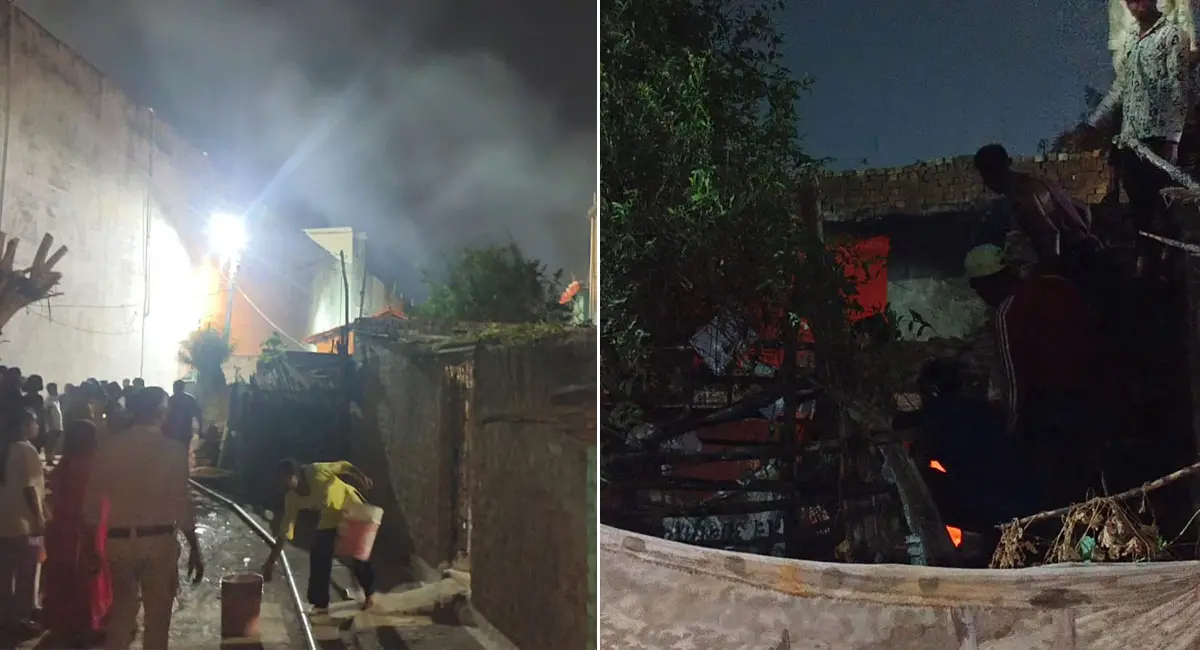 फ्रिज फटने से घर में लगी आग, जिंदा जली बुजुर्ग महिला