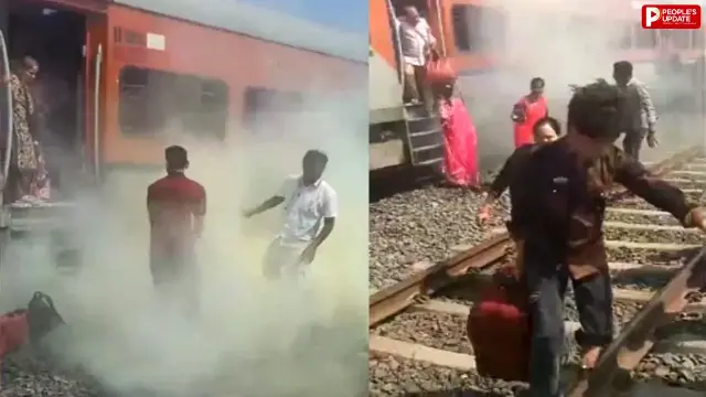 रतलाम में रणथंभौर एक्सप्रेस के जनरल कोच से उठा धुआं, यात्रियों में मची अफरा-तफरी