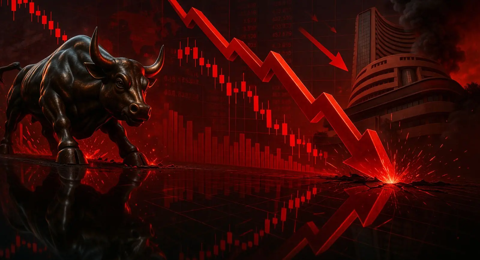 सेंसेक्स 1690 अंक लुढ़का, निफ्टी 487 अंक गिरकर 22,819 पर बंद; ऑटो और बैंकिंग शेयरों में भारी बिकवाली - Image 3