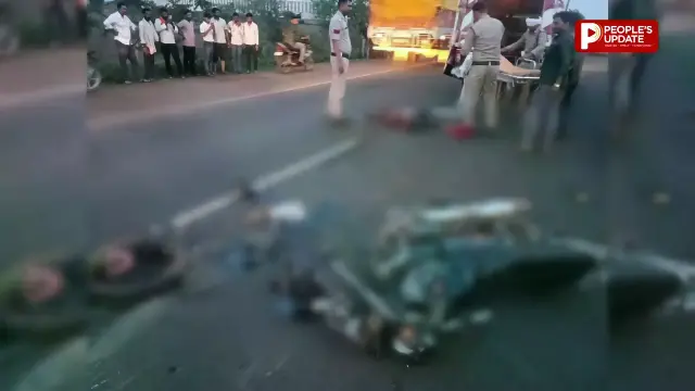 अज्ञात वाहन ने बाइक को रौंदा, एक युवक का सिर धड़ से अलग; दूसरे ने ग्वालियर में तोड़ा दम