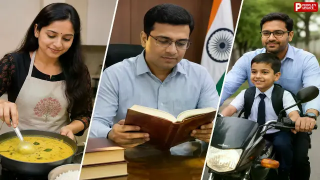 कलेक्टर की कुर्सी से आगे की जिंदगी: कोई बनाता है कढ़ी-चावल, कोई पढ़ता है धार्मिक ग्रंथ; कोई बेटे को बाइक से छोड़ता है स्कूल