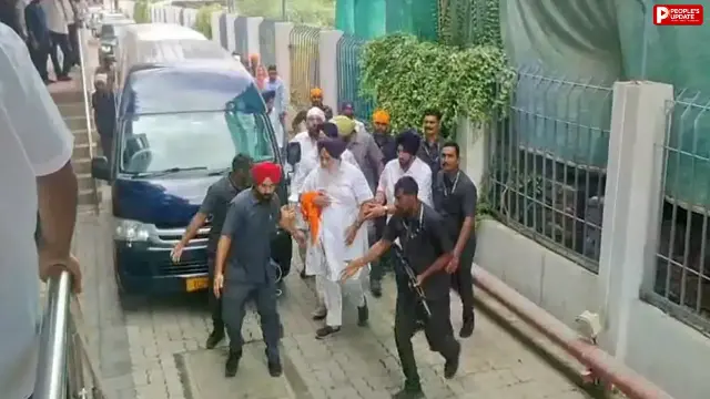 नांदेड़ के गुरुद्वारा माता साहिब कौर में सुखबीर सिंह बादल पर हमला, सुरक्षाकर्मी भी घायल