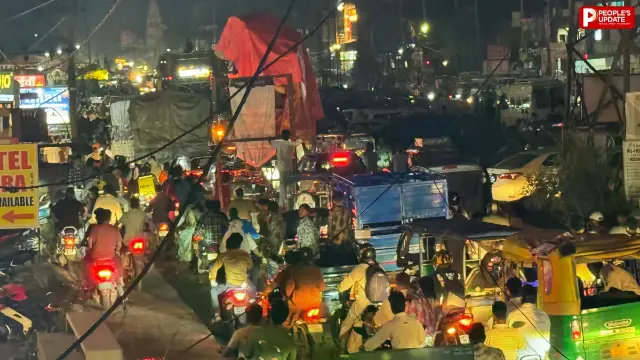 भोपाल में करोंद से BMHRC तक लगा लंबा जाम, यातायात व्यवस्था पर उठे सवाल