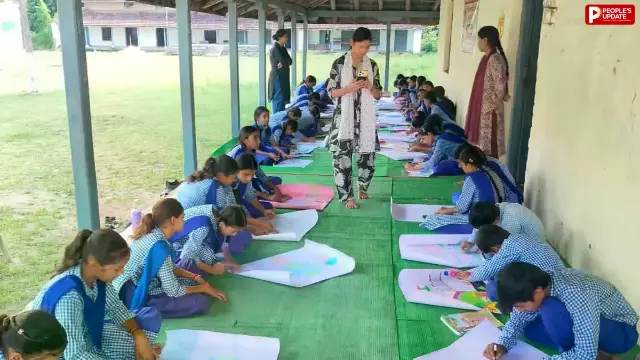सोहागपुर में चित्रकला प्रदर्शनी का शुभारंभ, विद्यार्थियों ने मंगल मिशन से स्वच्छ भारत तक उकेरे संदेश