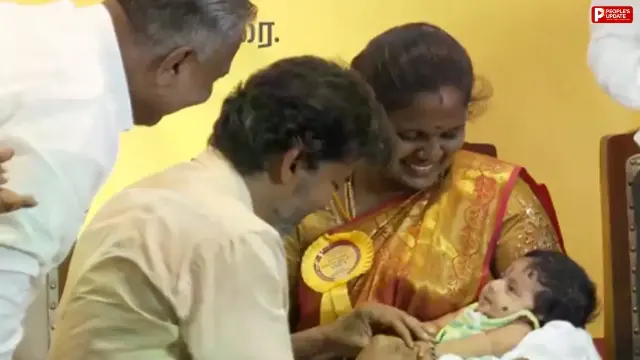 तमिलनाडु में नवजातों को 1 ग्राम सोने की अंगूठी, CM विजय ने शुरू की ‘थाई मामन थंगा मोथिरम’ योजना