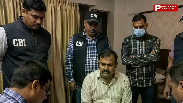 रेलवे का सेक्शन इंजीनियर एक लाख रिश्वत लेते गिरफ्तार