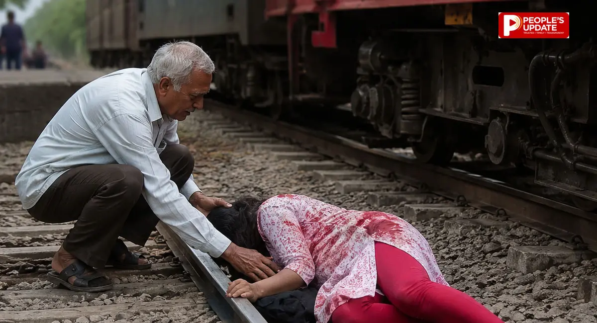 आधे घंटे तक पटरियों पर तड़पती रही युवती, बुजुर्ग ने दिखाई इंसानियत; मामले की जांच में जुटी पुलिस