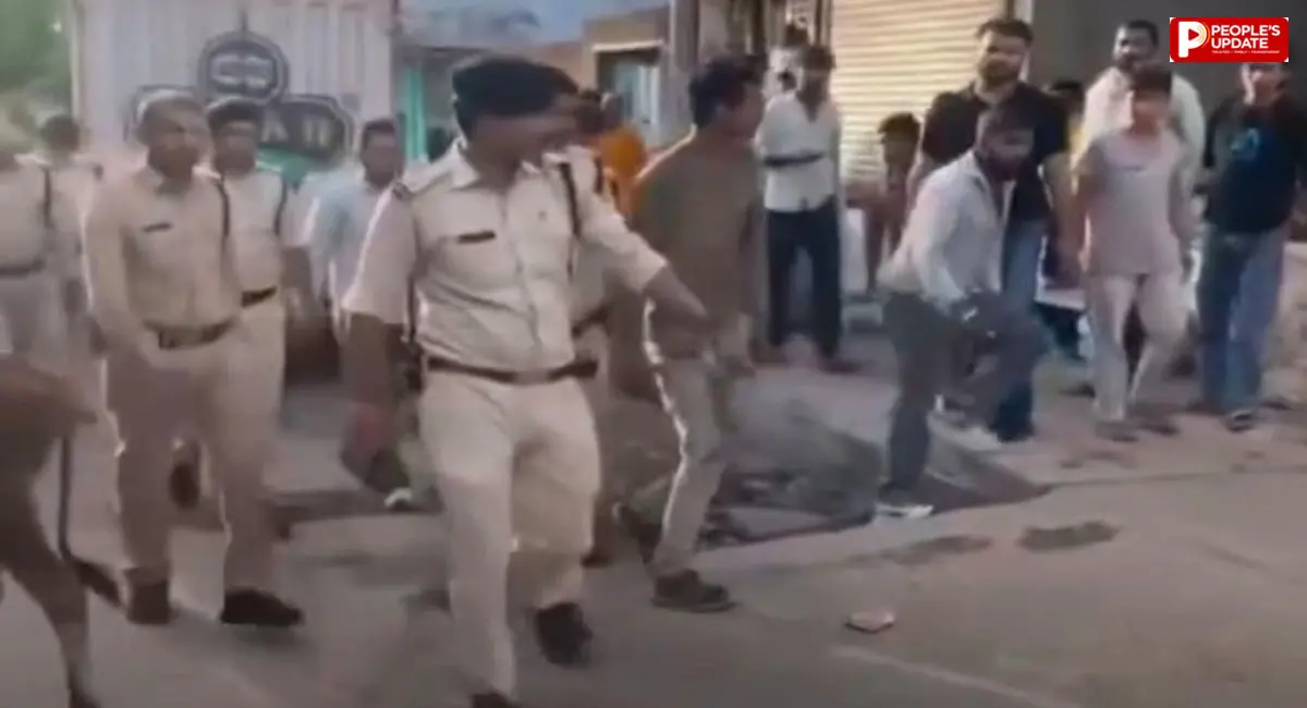 गाय के साथ गलत हरकत के आरोप में युवक गिरफ्तार, CCTV फुटेज से पकड़ा आरोपी