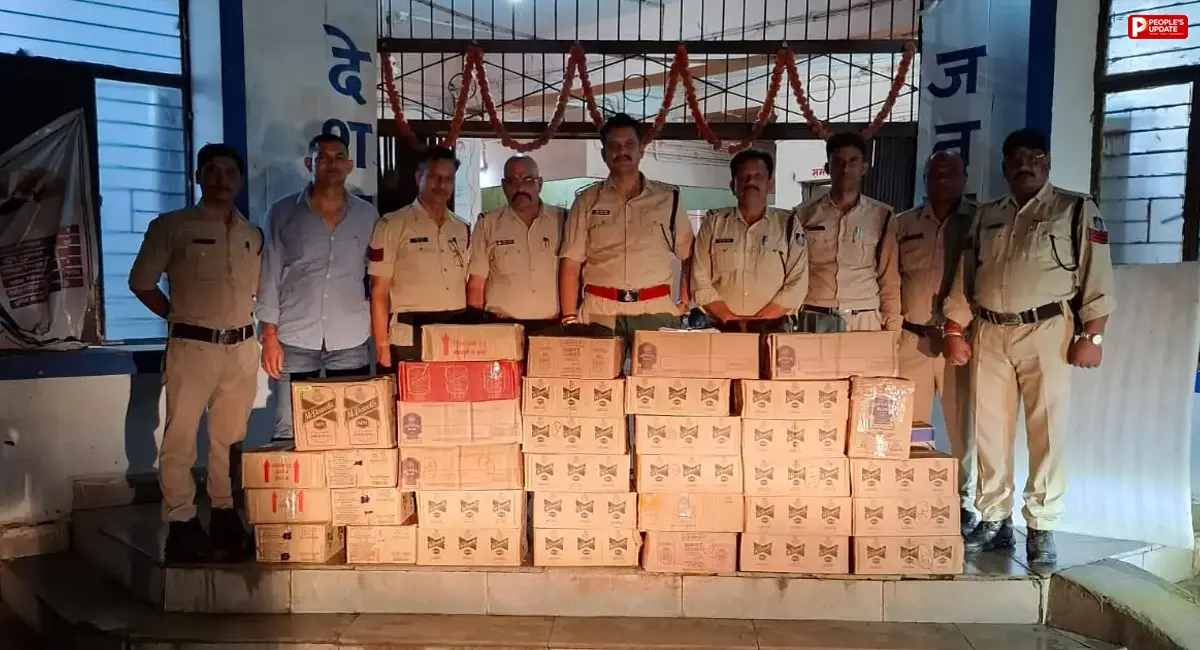 गढ़ाकोटा पुलिस की बड़ी कार्रवाई, 564 लीटर अवैध शराब जब्त; मुखबिर की सूचना पर की कार्रवाई