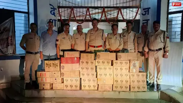 गढ़ाकोटा पुलिस की बड़ी कार्रवाई, 564 लीटर  अवैध शराब जब्त; पुलिस जांच में जुटी 