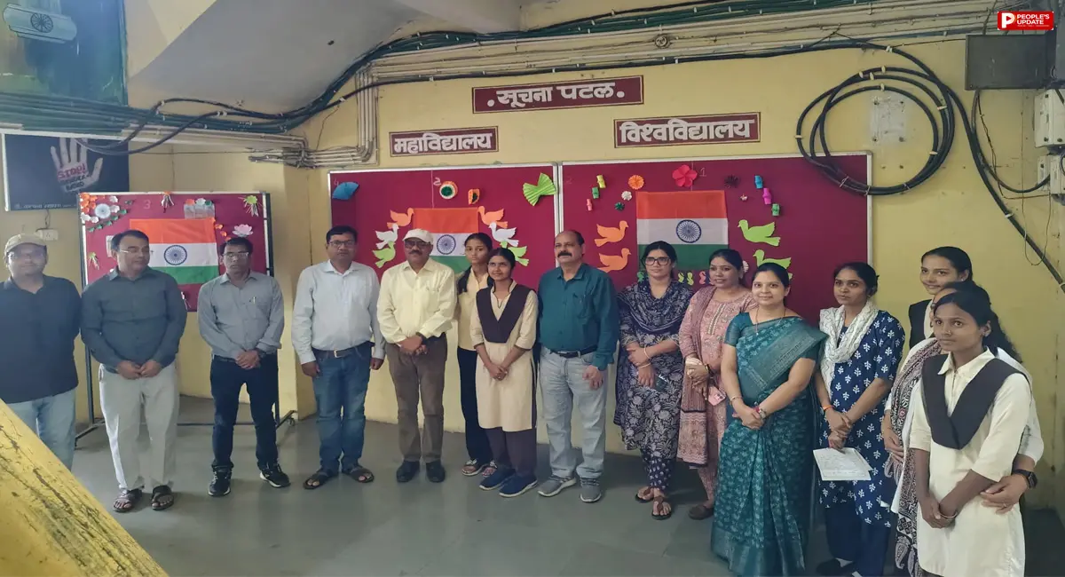 सिवनी मालवा: हर घर तिरंगा अभियान के तहत तिरंगा सजावट प्रतियोगिता का आयोजन, कुसुम महाविद्यालय में हुआ कार्यक्रम
