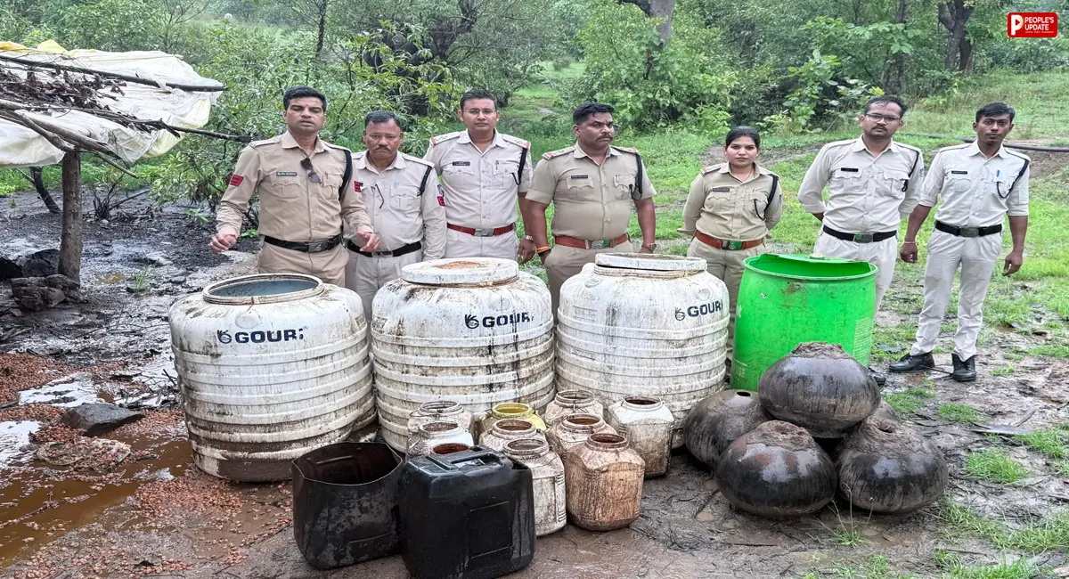 छिंदवाड़ा में नागद्वारी यात्रा के बीच आबकारी विभाग की कार्रवाई, ढाई हजार किलो लाहन जब्त