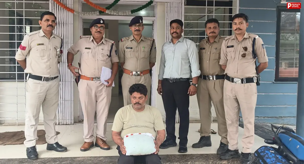 हरदा में नशा तस्कर गिरफ्तार: 2 किलो से ज्यादा गांजा बरामद, पुलिस ने दर्ज किया केस