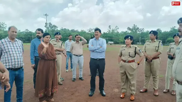 गुना में स्वतंत्रता दिवस समारोह की तैयारियां तेज, कलेक्टर और एसपी ने किया निरीक्षण