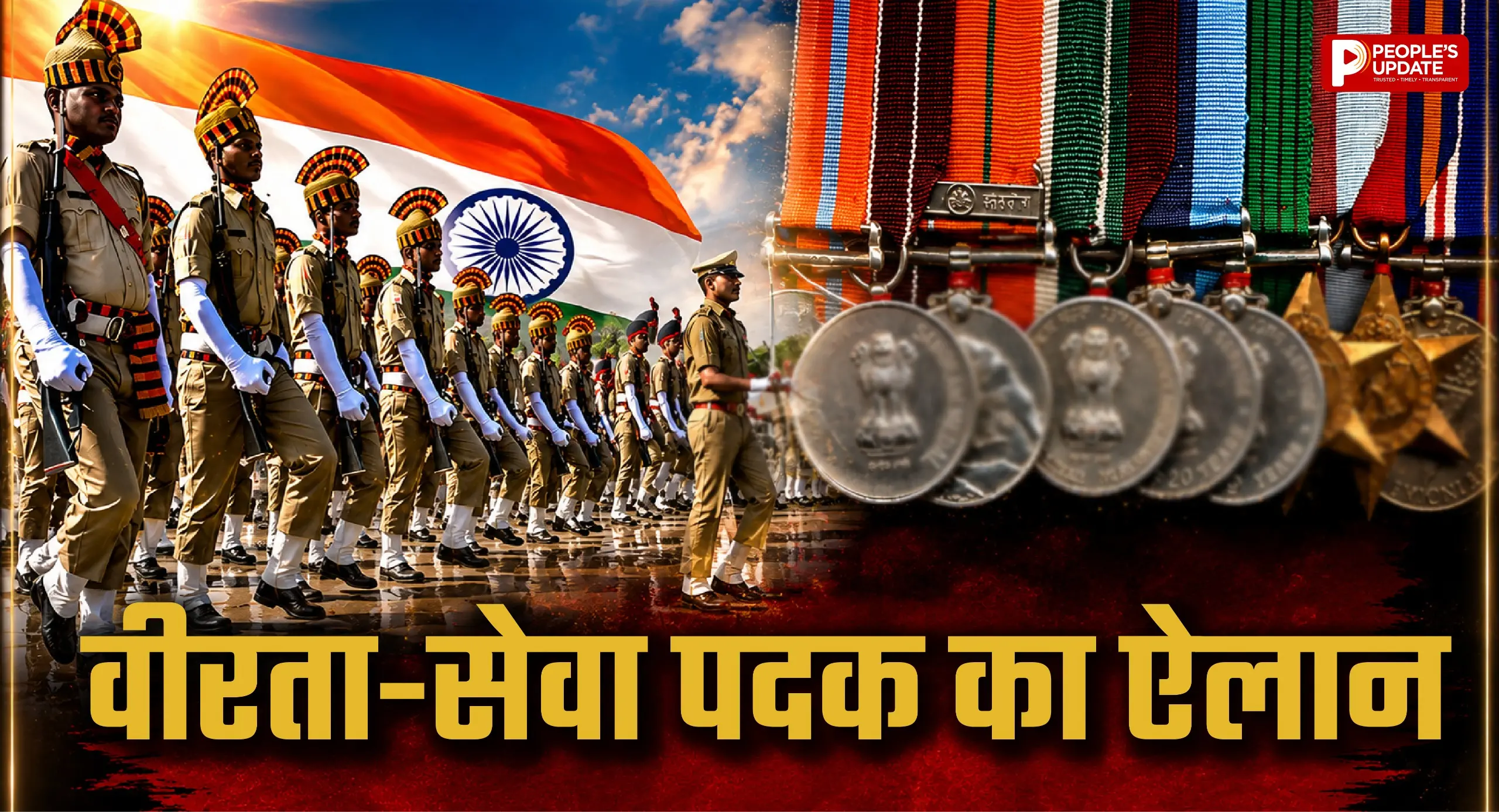 86 कर्मियों को मिलेगा वीरता और सेवा मेडल, CRPF को सबसे ज्यादा मेडल