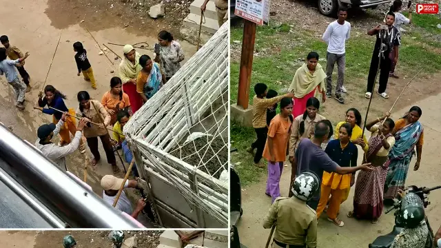 हरदा: सुअर पकड़ने पहुंची नगर पालिका की टीम का महिलाओं ने किया विरोध, पुलिस से हुई तीखी नोकझोंक