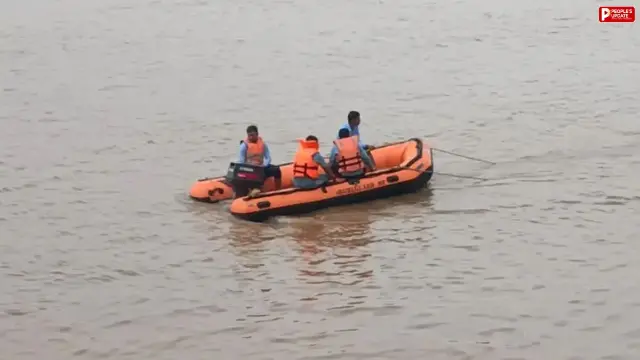 सीहोर में नर्मदा के तेज बहाव में डूबा युवक, नारियल पकड़ने के दौरान हुआ हादसा