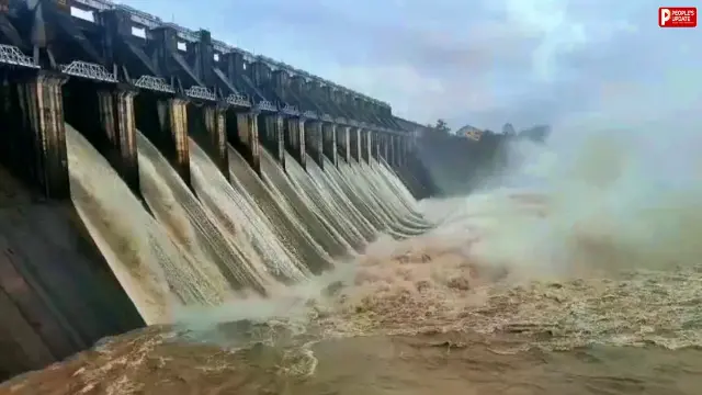 जबलपुर: बरगी डैम के 5 गेट खोले गए, 760 क्यूमेक पानी छोड़ा गया