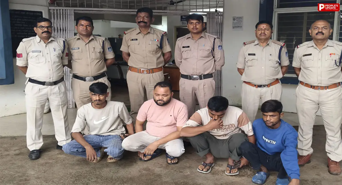 सोहागपुर: मारपीट के मामले में चार आरोपी गिरफ्तार, घर में घुसकर महिला को पीटा
