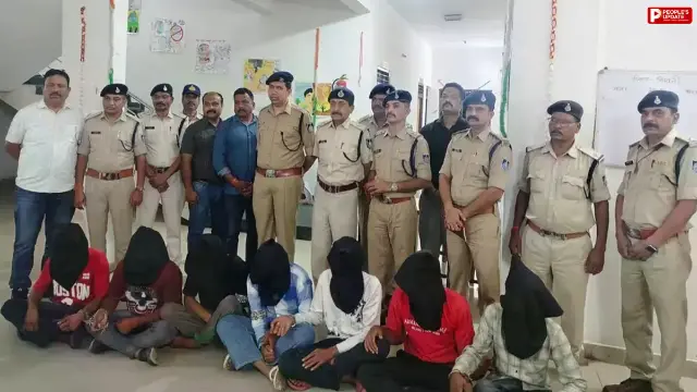 सिवनी में 1.08 करोड़ की लूट का 24 घंटे में खुलासा, 7 आरोपी गिरफ्तार