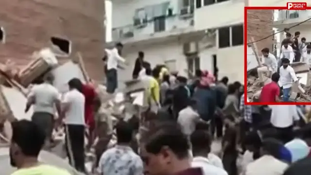 दिल्ली में बहुमंजिला इमारत भरभराकर गिरी, 20 से 25 लोगों के फंसे होने की आशका; रेस्क्यू जारी 