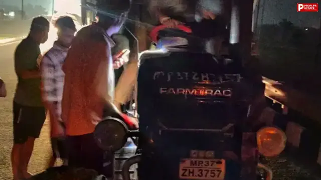 हरदा में अवैध रेत से भरी ट्रैक्टर-ट्रॉली जब्त, आरोपी चालक फरार