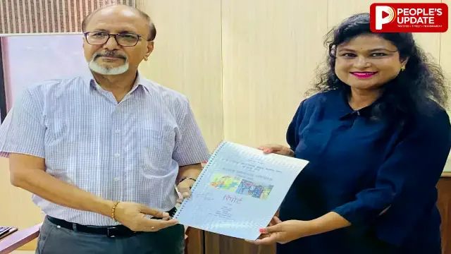 मतदाता जागरूकता अभियान, सारिका घारू ने राज्य निर्वाचन आयोग को सौंपी रिपोर्ट